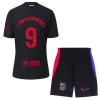 Maglia ufficiale Barcellona Lewandowski 9 Trasferta 2024-25 per Bambino